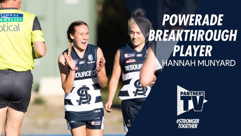 Panthers TV: Powerade Breakthrough Player - Hannah Munyard Panthers TV: Powerade Breakthrough Player - Hannah Munyard